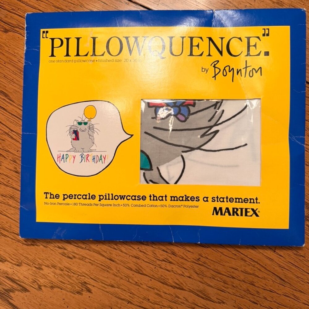 Happy Birthday Pillow Case